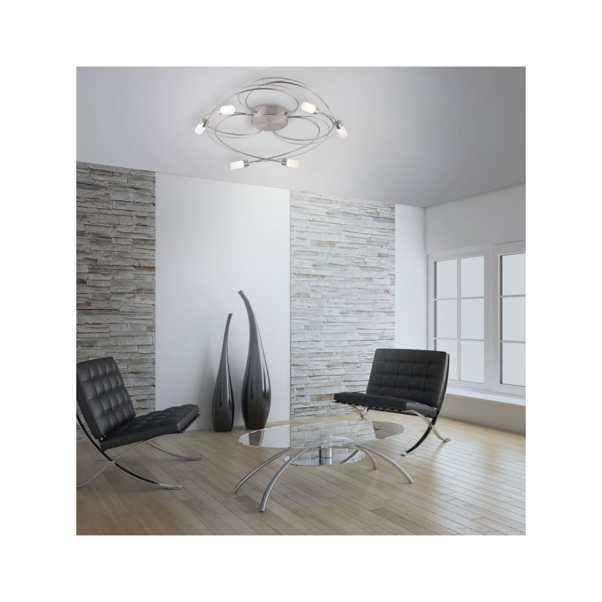 Paul Neuhaus 8250-55 - LED Hämardatav pinnale paigaldatav lühter NELIA 6xLED/3W/230V