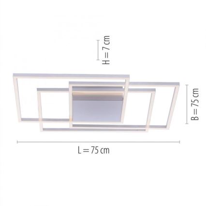 Paul Neuhaus 8256-55 - LED Hämardatav laevalgusti INIGO 3xLED/16W/230V