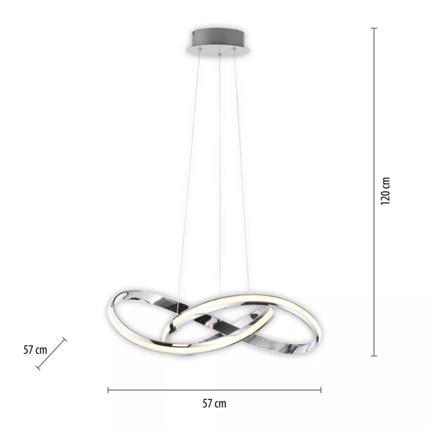 Paul Neuhaus 8291-17 - LED Hämardatav lühter MELINDA LED/30W/230V