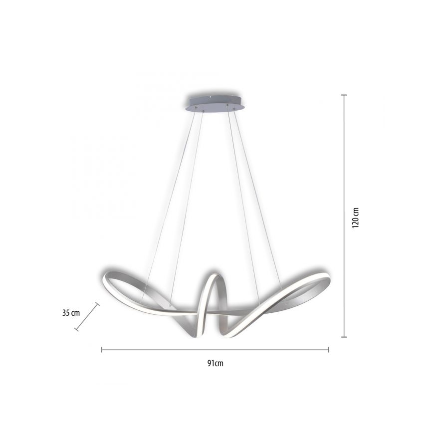 Paul Neuhaus 8292-55 - LED Hämardatav lühter MELINDA 1xLED/38W/230V