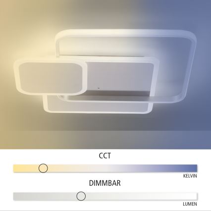 Paul Neuhaus 8319-55 - LED Hämardatav laevalgusti EMILIO LED/53W/230V + Pult