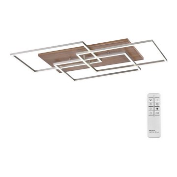 Paul Neuhaus 8330-79 - LED Hämardatav pinnale kinnitatav lühter PALMA 3xLED/12W/230V mänd + kaugjuhtimispult