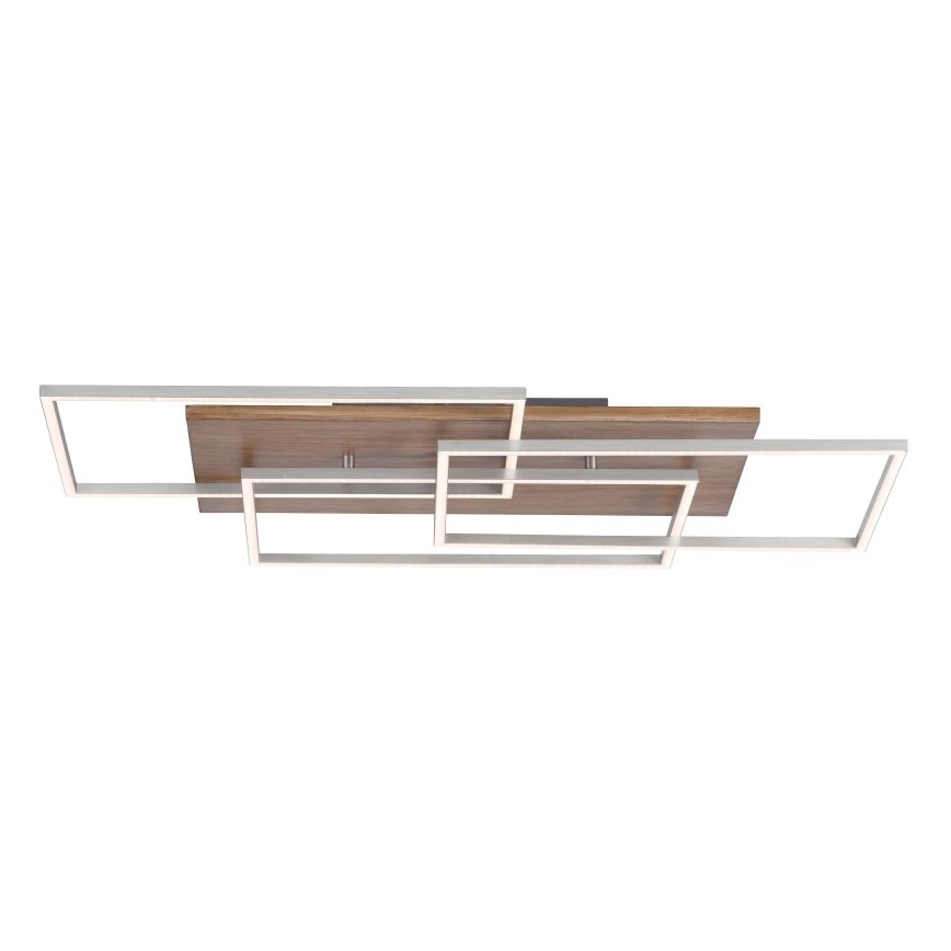 Paul Neuhaus 8330-79 - LED Hämardatav pinnale kinnitatav lühter PALMA 3xLED/12W/230V mänd + kaugjuhtimispult