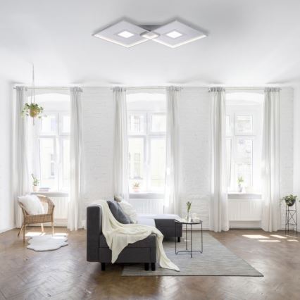 Paul Neuhaus 8378-55 - LED Hämardatav laevalgusti AMARA LED/45W/230V läikiv kroom + kaugjuhtimispult
