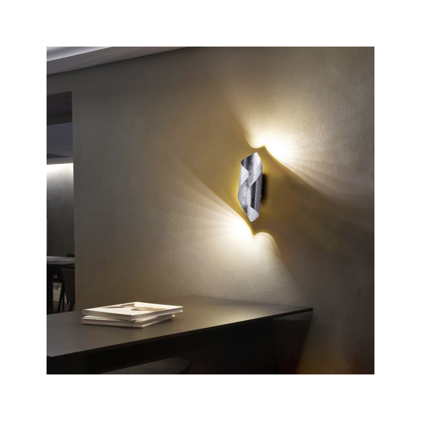 Paul Neuhaus 9030-21 - LED Seinavalgusti NEVIS LED/6W/230V hõbe