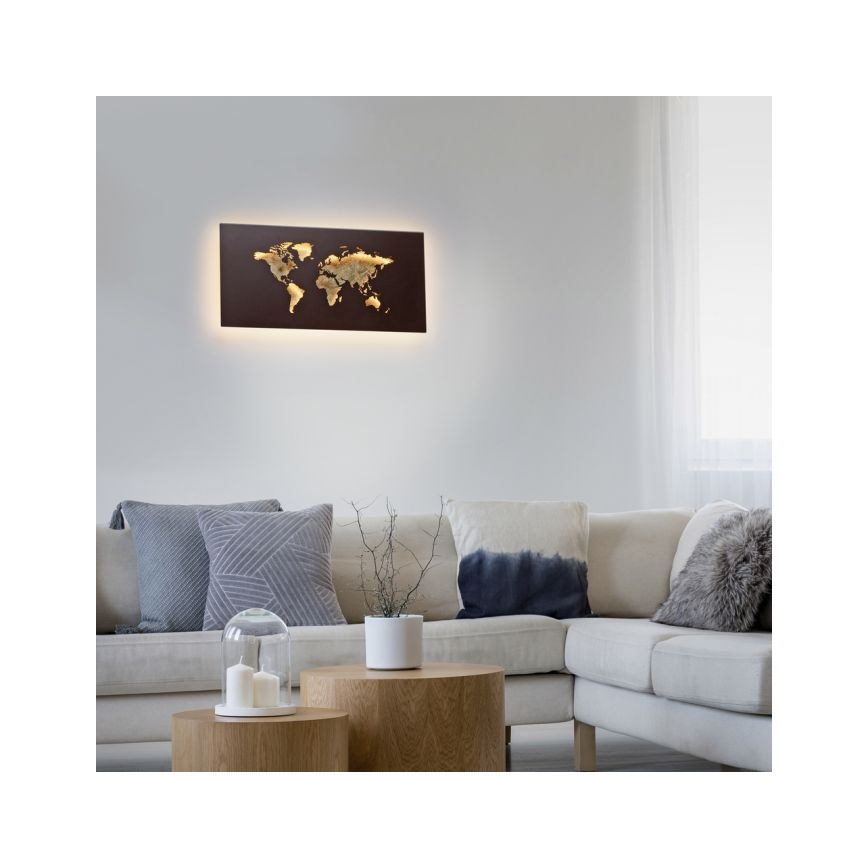 Paul Neuhaus 9056-48 - LED Dekoratiivne valgusti seinale MAP LED/25W/230V 3000K