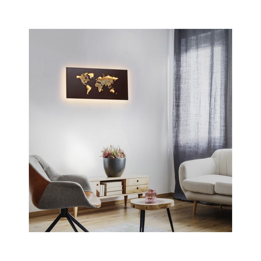 Paul Neuhaus 9056-48 - LED Dekoratiivne valgusti seinale MAP LED/25W/230V 3000K
