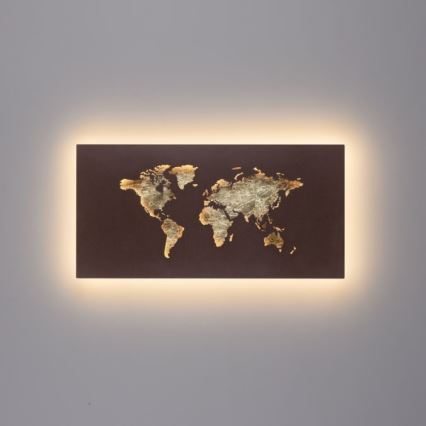 Paul Neuhaus 9056-48 - LED Dekoratiivne valgusti seinale MAP LED/25W/230V 3000K