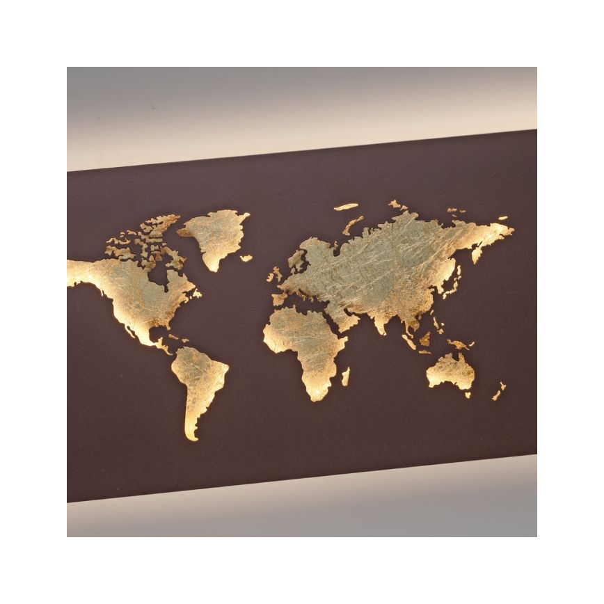 Paul Neuhaus 9056-48 - LED Dekoratiivne valgusti seinale MAP LED/25W/230V 3000K