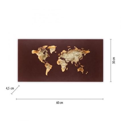 Paul Neuhaus 9056-48 - LED Dekoratiivne valgusti seinale MAP LED/25W/230V 3000K