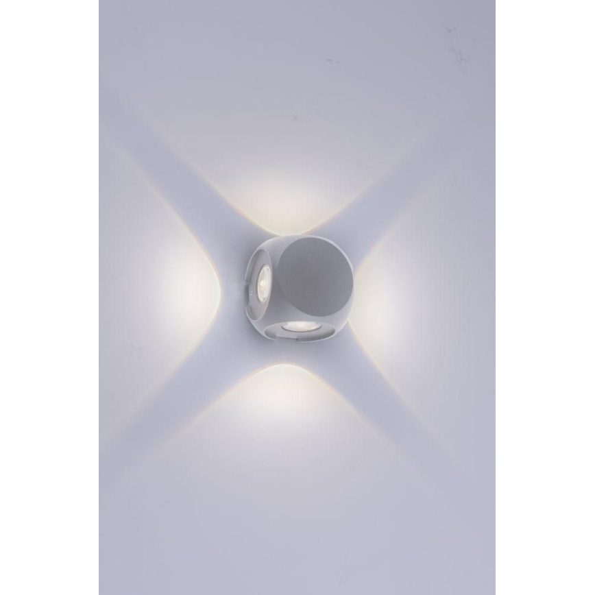 Paul Neuhaus 9485-21 - LED Väli seinavalgusti CARLO 4xLED/0,8W/230V IP54