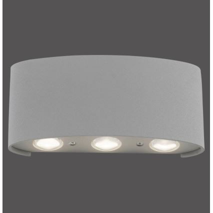 Paul Neuhaus 9488-21 - LED Väli seinavalgusti CARLO 6xLED/0,8W/230V IP54