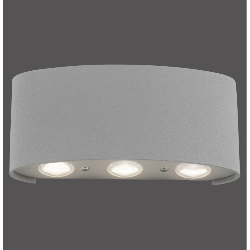 Paul Neuhaus 9488-21 - LED Väli seinavalgusti CARLO 6xLED/0,8W/230V IP54