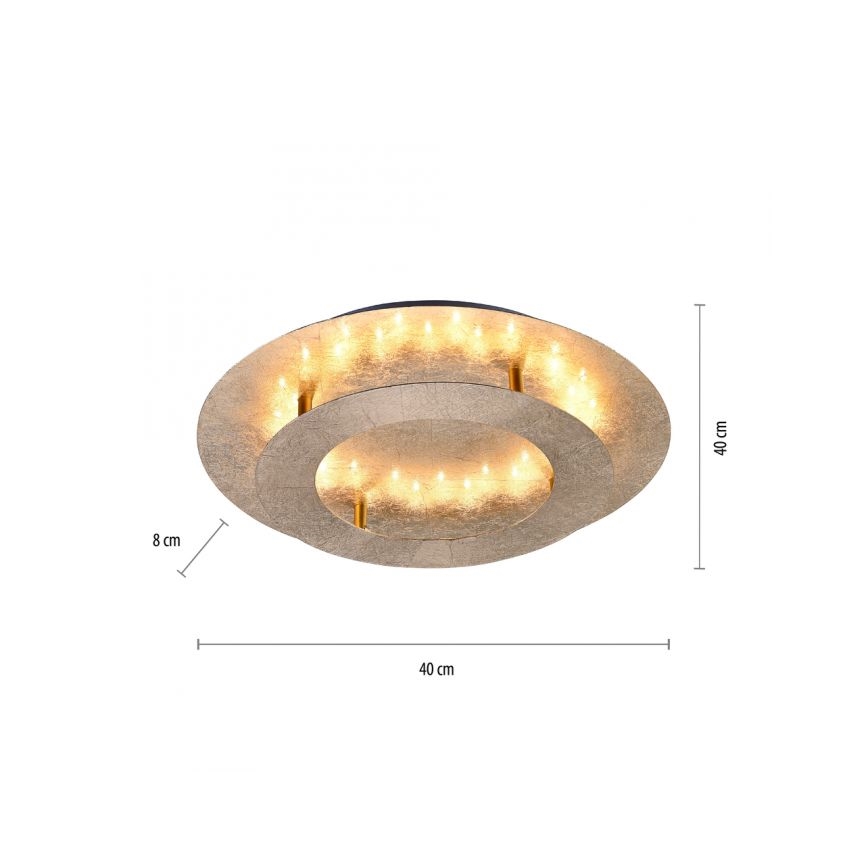 Paul Neuhaus 9620-12 - LED Laevalgusti NEVIS LED/18W/230V kuldne