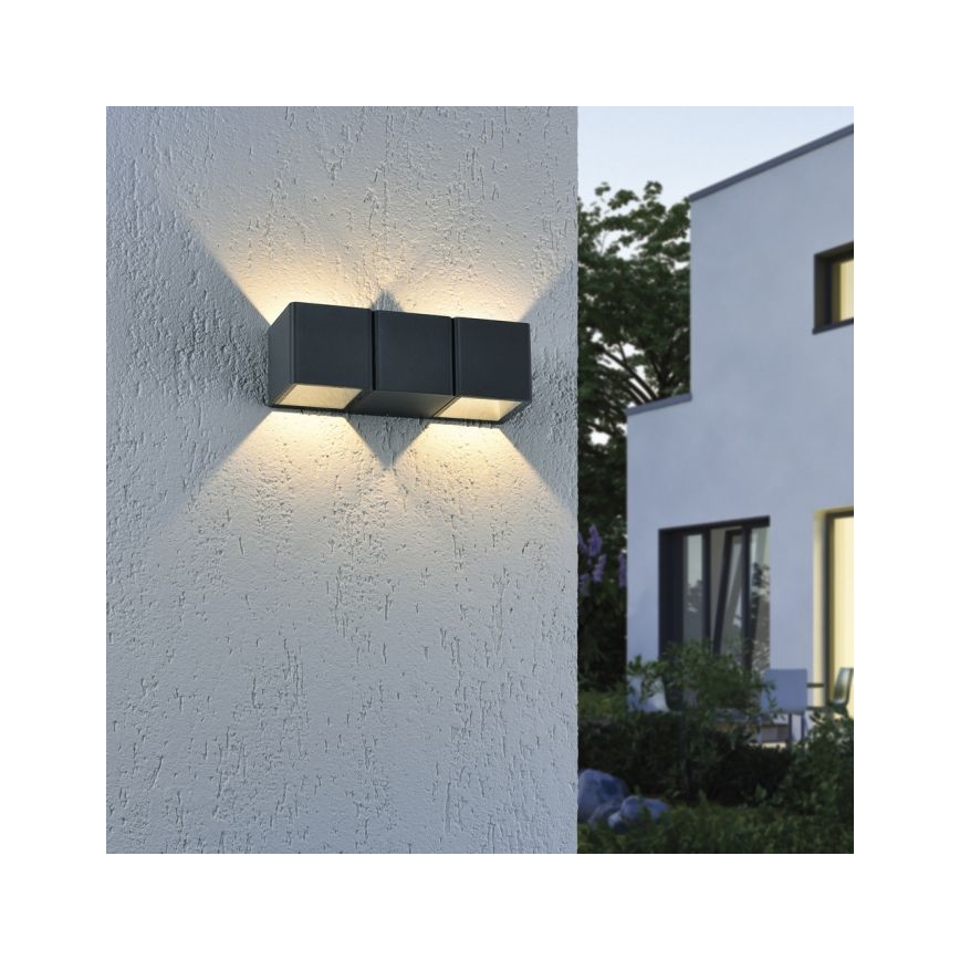 Paul Neuhaus 9658-13 - LED Väli seinavalgusti MARCEL 2xLED/4W/230V IP54
