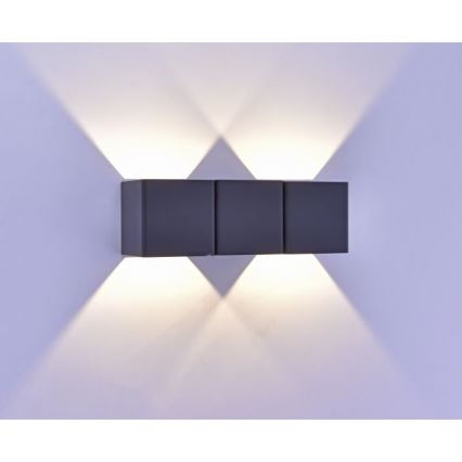 Paul Neuhaus 9658-13 - LED Väli seinavalgusti MARCEL 2xLED/4W/230V IP54