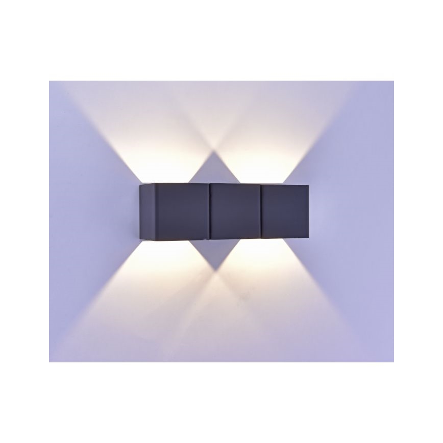 Paul Neuhaus 9658-13 - LED Väli seinavalgusti MARCEL 2xLED/4W/230V IP54
