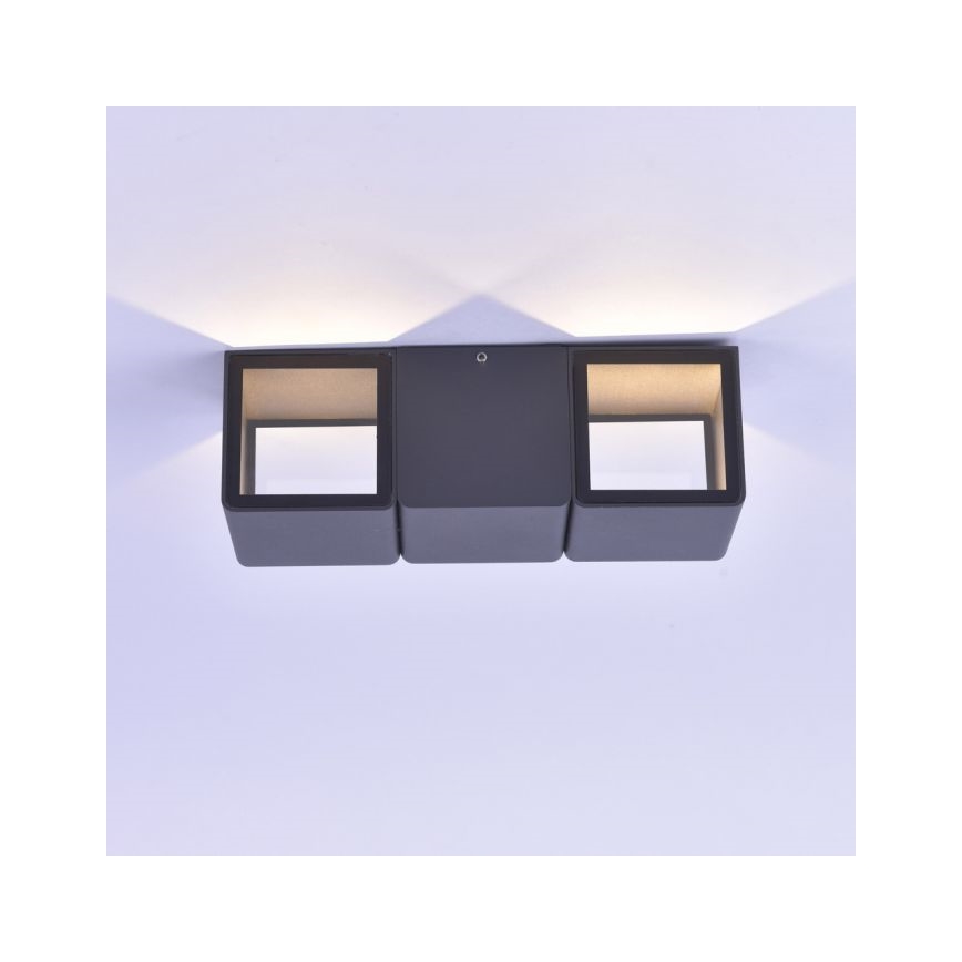Paul Neuhaus 9658-13 - LED Väli seinavalgusti MARCEL 2xLED/4W/230V IP54