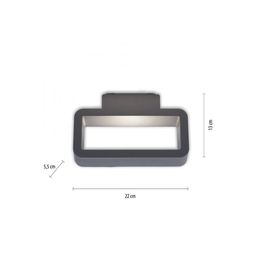 Paul Neuhaus 9668-13 - LED Väli seinavalgusti HENDRIK LED/5,2W/230V IP54