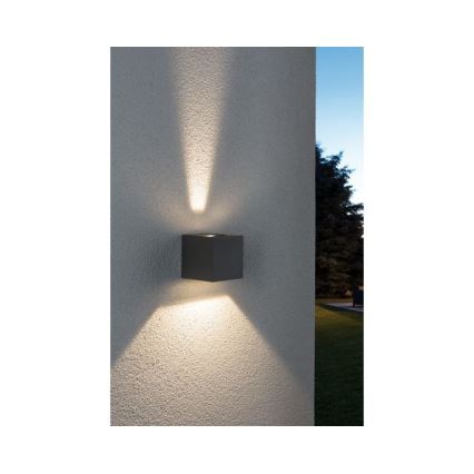 Paulmann 18000 - 2xLED/3W IP65 Väli seinavalgusti CYBO 230V hall