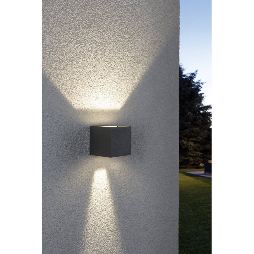 Paulmann 18000 - 2xLED/3W IP65 Väli seinavalgusti CYBO 230V hall