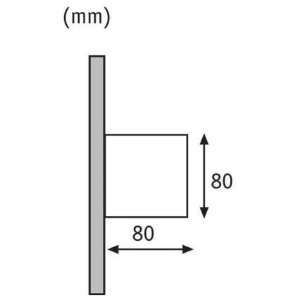 Paulmann 18000 - 2xLED/3W IP65 Väli seinavalgusti CYBO 230V hall