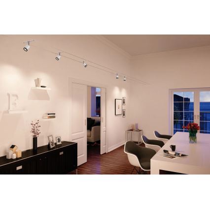 Paulmann 3981 - KOMPLEKT 5xLED/4W Kohtvalgusti nöörisüsteemile TUBE 230V