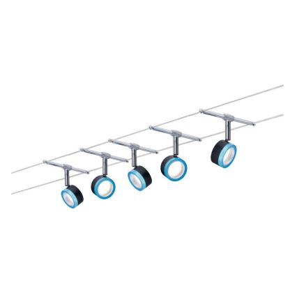 Paulmann 3982 - KOMPLEKT 5xLED/4W Kohtvalgusti nöörisüsteemile TIP 230V