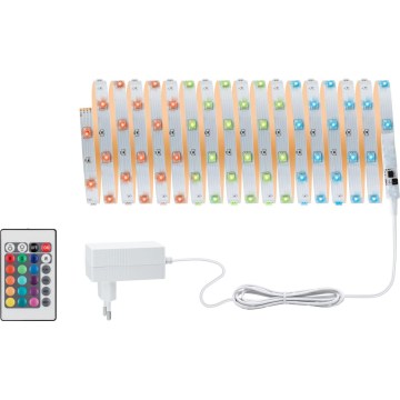 Paulmann 3989 - LED RGBW/19W hämardatav riba TIP 10 m 230V + kaugjuhtimispult