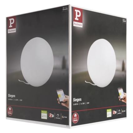 Paulmann 50102 - LED RGBW E27/7,5W Hämardatav laualamp SMART HOME 230V 2700-6500K
