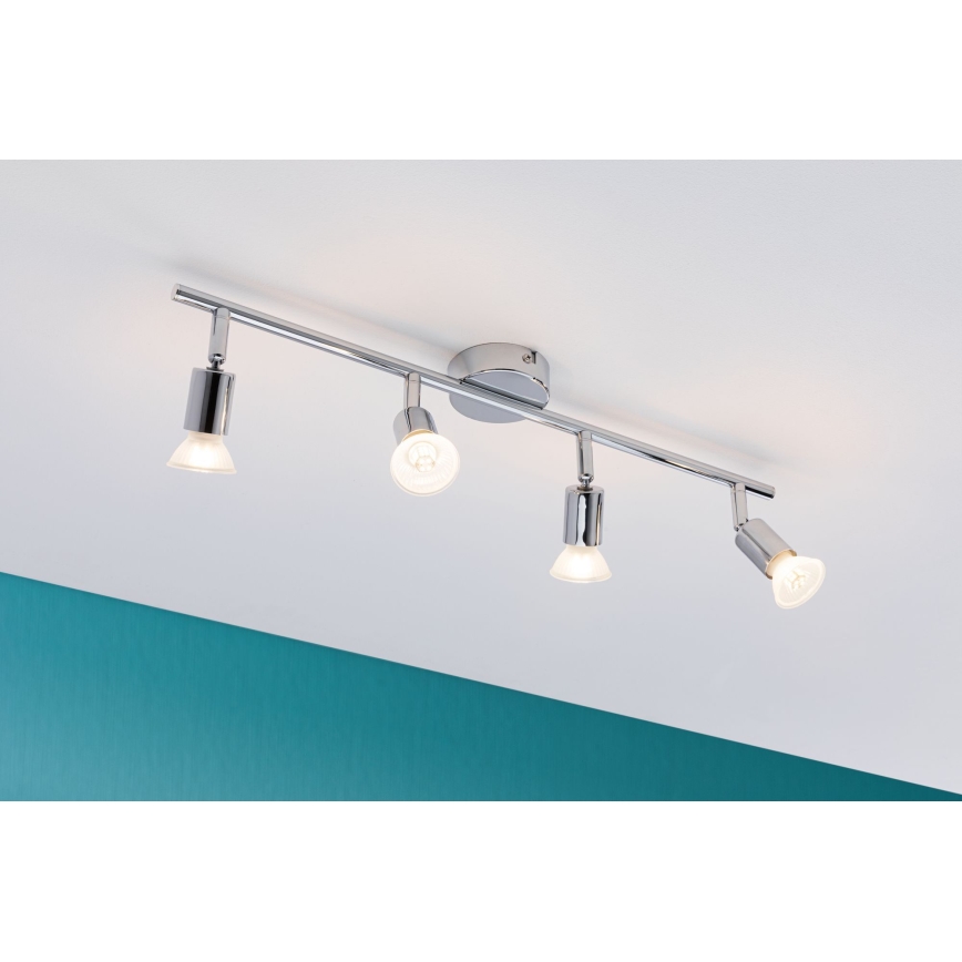 Paulmann 66753 - 4xGU10/10W IP44 Kohtvalgusti vannituppa CAROLINA 230V