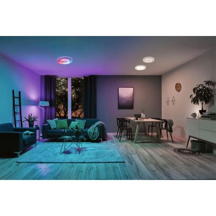 Paulmann 70546 - LED RGBW/22W Hämardatav laevalgusti RAINBOW 230V 3000-6500K + pult