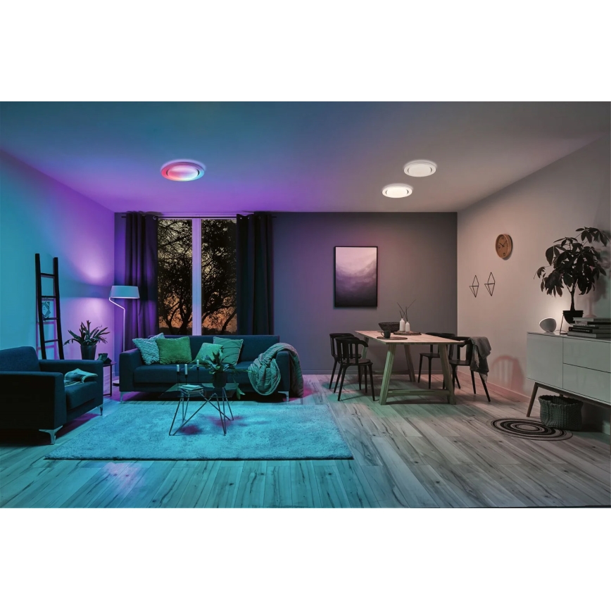 Paulmann 70546 - LED RGBW/22W Hämardatav laevalgusti RAINBOW 230V 3000-6500K + pult
