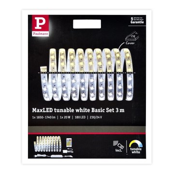 Paulmann 70624 - LED/20W Dimmable riba MAXLED 3m 230V + kaugjuhtimispult