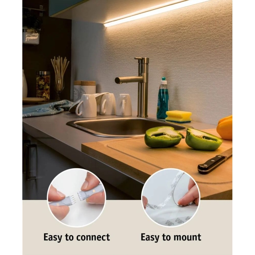 Paulmann 70672 - LED/18W IP44 Hämardatav riba vannituppa MAXLED 1,5 m 2700K 230V