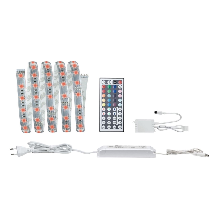Paulmann 70674 - LED RGB/22W Hämardatav valgusriba MAXLED 1,5 m 230V + kaugjuhtimispult