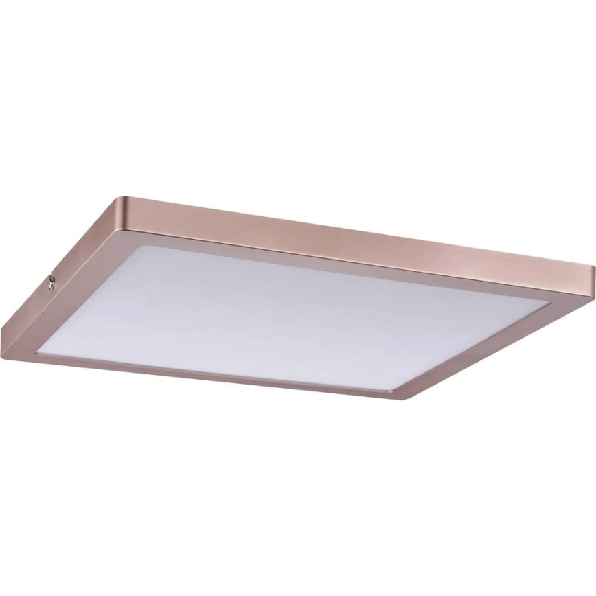 Paulmann 70873 - LED/24W Hämardatav valguspaneel ATRIA 230V 2700K 30x30 cm Roosa kuldne