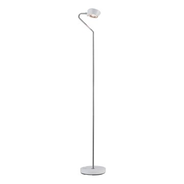 Paulmann 70920 - LED/7,5W Hämardatav põrandalamp RAMOS 230V valge/läikiv kroom