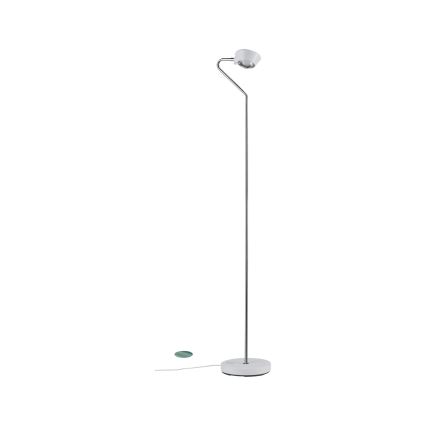 Paulmann 70920 - LED/7,5W Hämardatav põrandalamp RAMOS 230V valge/läikiv kroom