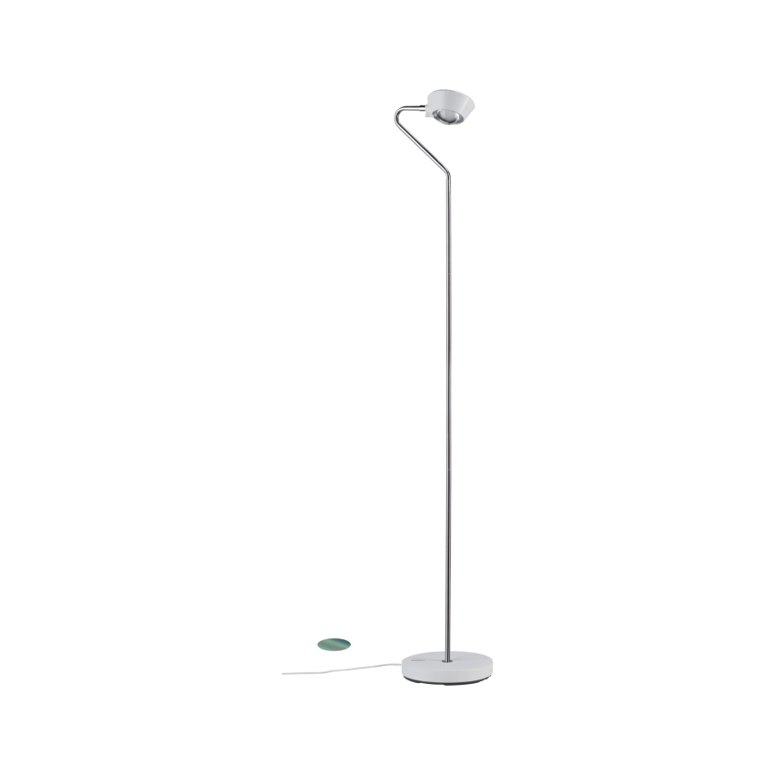 Paulmann 70920 - LED/7,5W Hämardatav põrandalamp RAMOS 230V valge/läikiv kroom