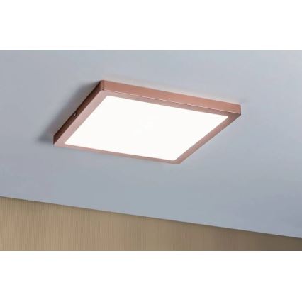 Paulmann 70941 - LED/20W Kinnitatav paneel ATRIA 230V 4000K 30x30 cm Roosa kuldne