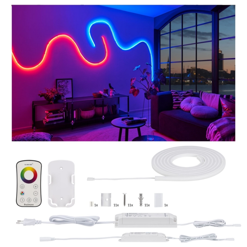 Paulmann 70966 - LED-RGB/27W IP67 hämardatav riba õue FLOW 3m 230/24V