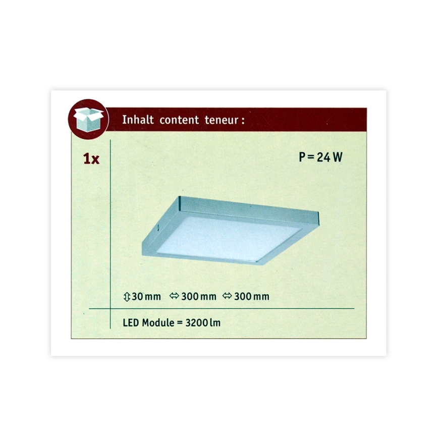 Paulmann 70982 - LED/22W Laevalgusti ABIA 230V