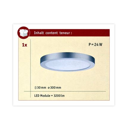Paulmann 70983 - LED/22W Laevalgusti ABIA 230V