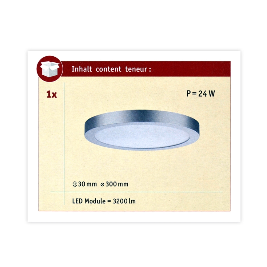 Paulmann 70983 - LED/22W Laevalgusti ABIA 230V