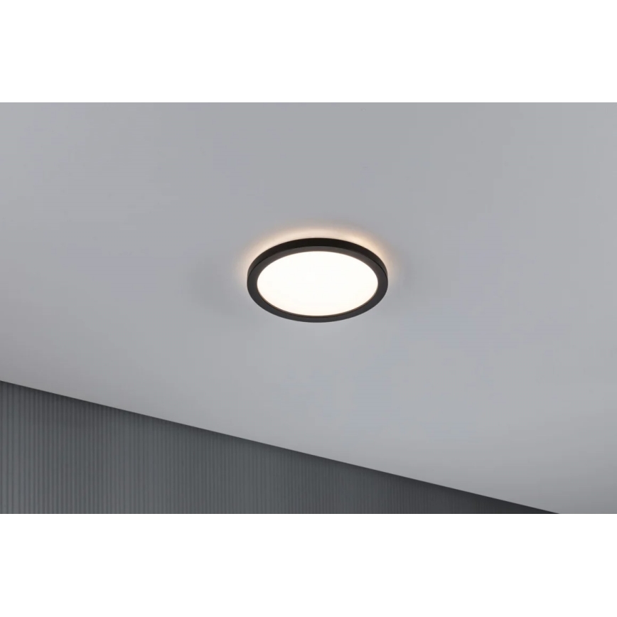 Paulmann 70997 - LED/11,2W Kinnitatav paneel ATRIA 230V 3000K d. 19 cm must