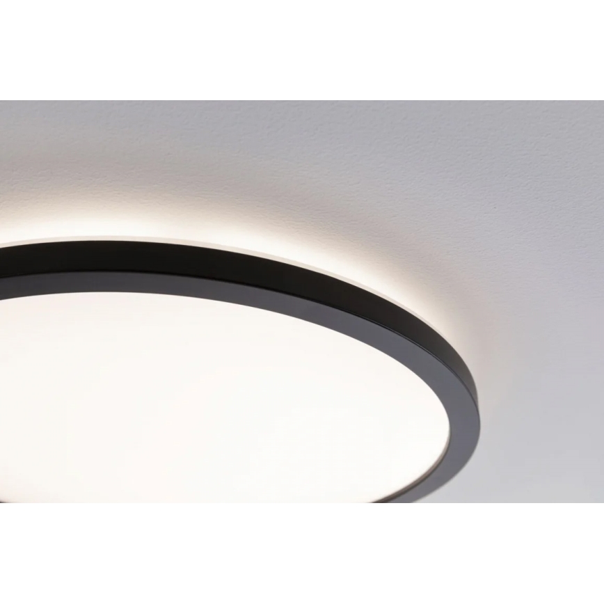 Paulmann 70998 - LED/16W Kinnitatav paneel ATRIA 230V 3000K d. 29,3 cm must