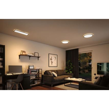 Paulmann 70999 - LED/22W Hämardatav valguspaneel ATRIA 230V 3000K d. 42 cm must