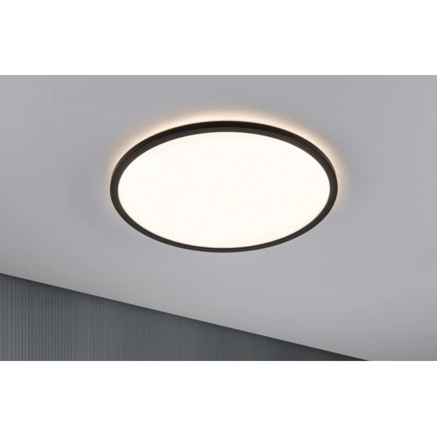 Paulmann 70999 - LED/22W Hämardatav valguspaneel ATRIA 230V 3000K d. 42 cm must