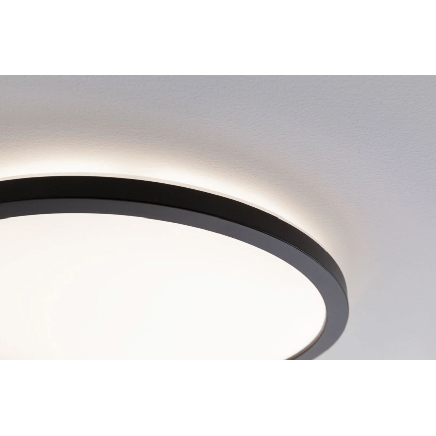 Paulmann 70999 - LED/22W Hämardatav valguspaneel ATRIA 230V 3000K d. 42 cm must